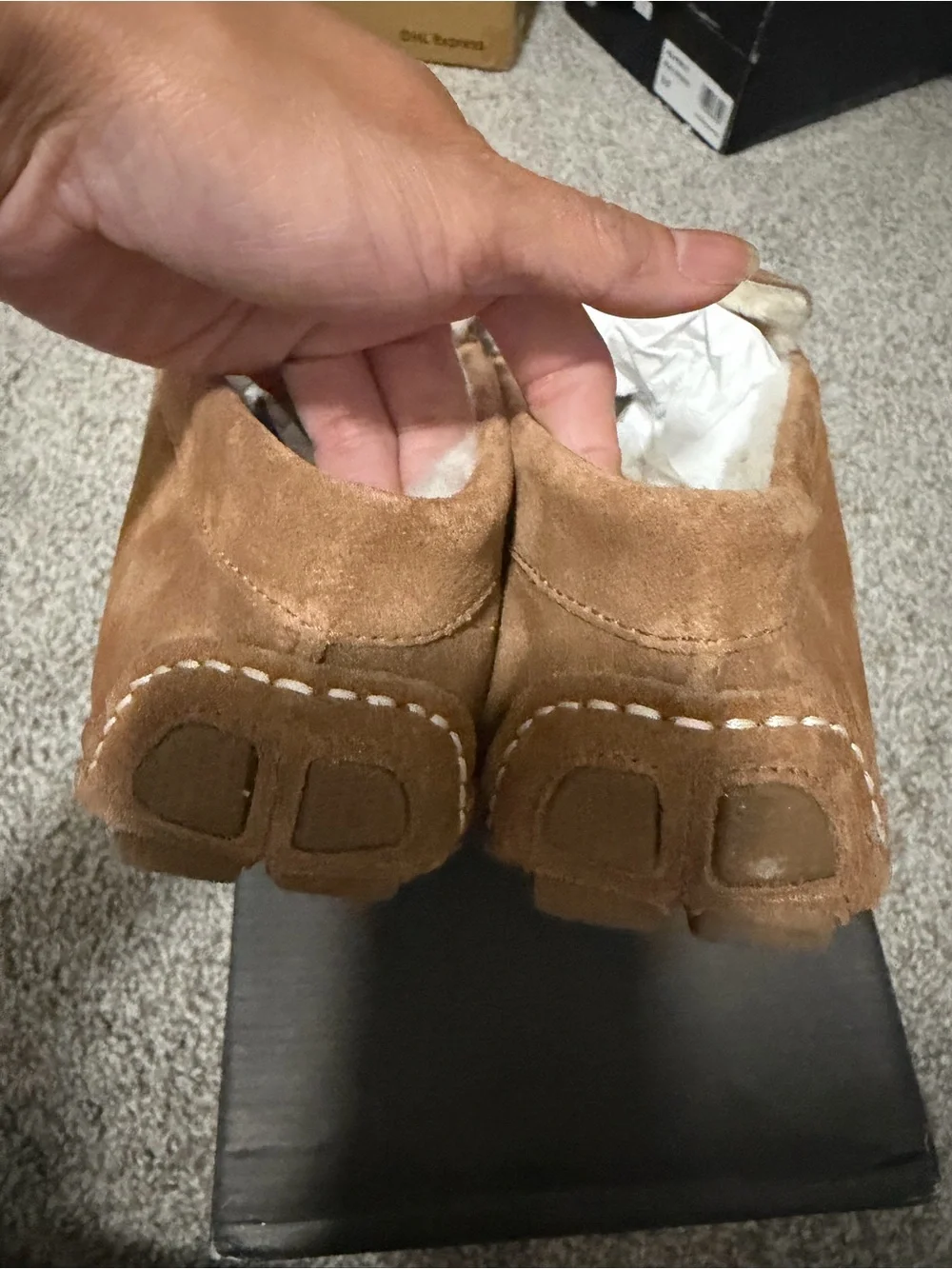 “New” Bloomingdale's Shearling Slipper size8